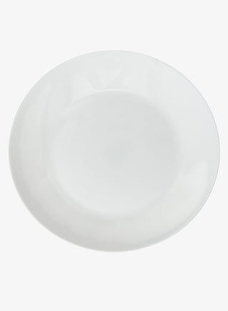 10 inch Large Dinner Plate Set of 6, Lightweight Round Opal Glass White Dinnerware Plates, Dishwasher and Microwave Safe - view 4